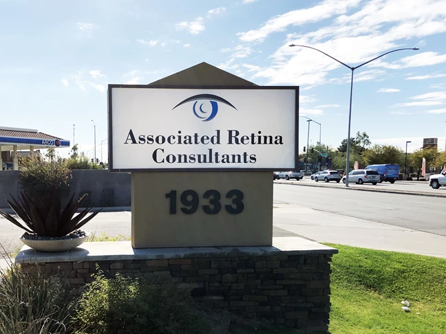 Monument Sign Panels for Associated Retina Consultants