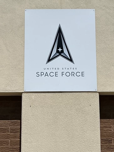 Custom Sign for US Space Force ROTC