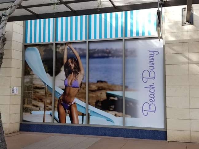 Window Decals, Signage & Graphics - Beach Bunny - Scottsdale Quarter