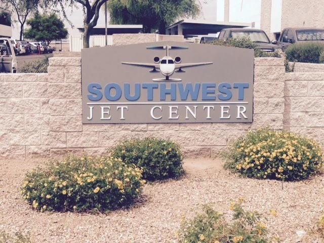 Southwest Jet Center Monument Sign
