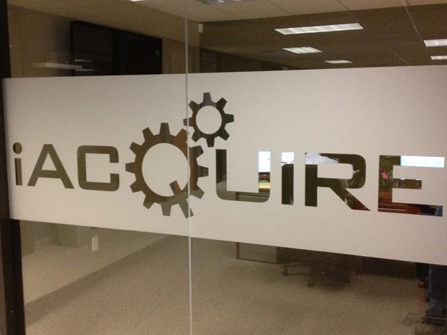 Custom Frosted Window Graphic
