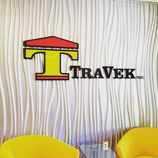 Reception Sign for TraVek in Scottsdale AZ