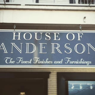 Exterior Sign for House of Anderson in Scottsdale, Arizona