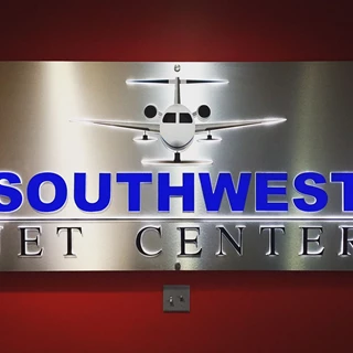 Illuminated Lobby Sign for Southwest Jet Center in Scottsdale, AZ