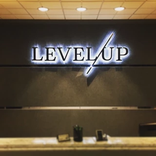 Interior Illuminated Sign for Level Up in Scottsdale AZ