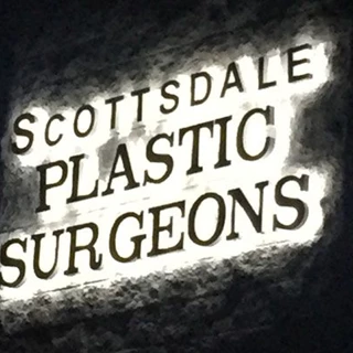 Illuminated Sign for Scottsdale Plastic Surgeons in Scottsdale AZ